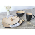 Haonai wholesale square shape ceramic plate